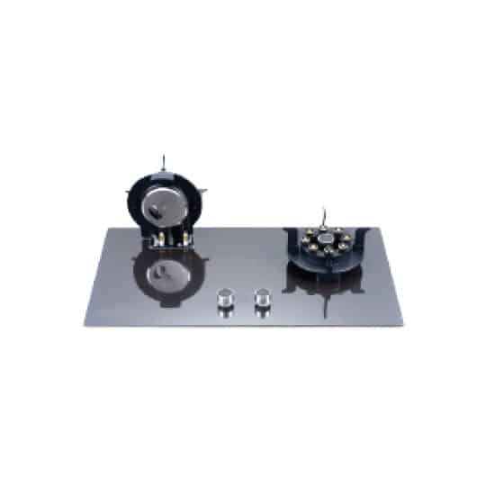 Dorfen 2 Burner Gas Glass Stove, Top Folding, Built-in Hob, DF-GB2C