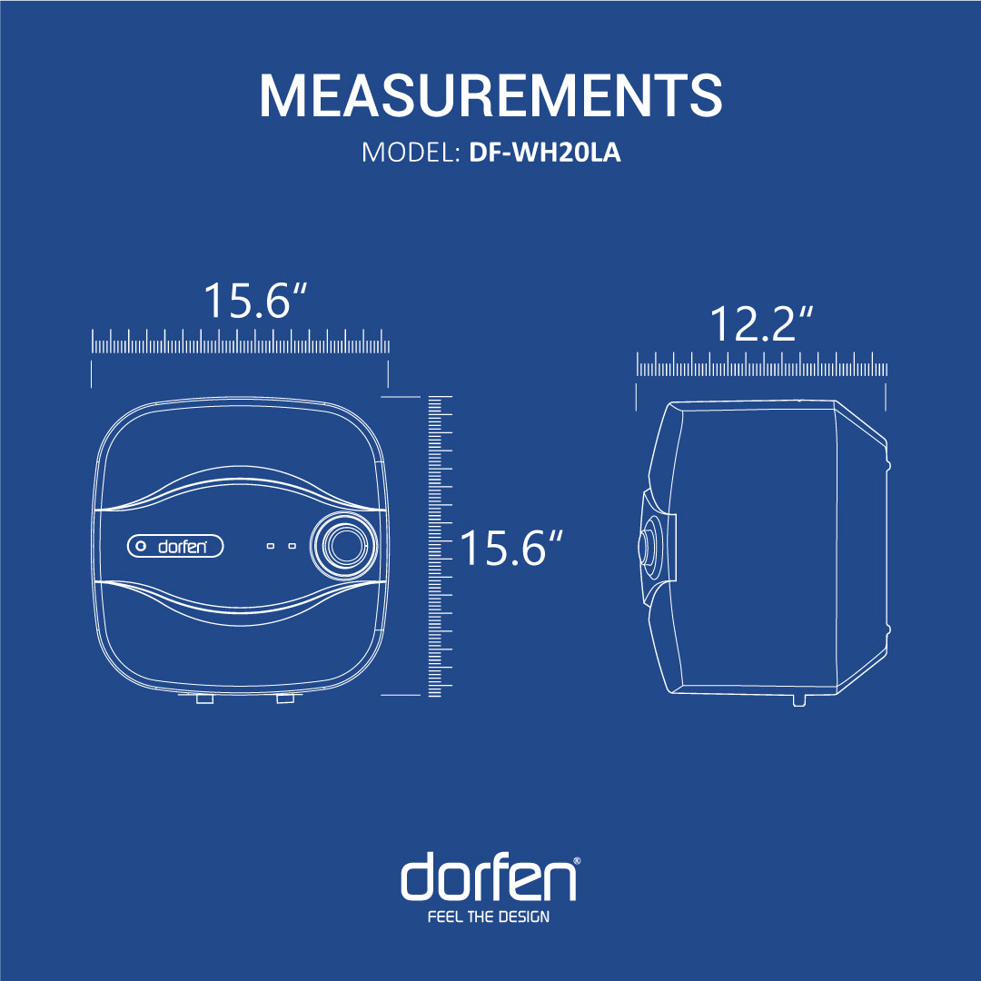 dorfen water heater or dorfen gyser measurement