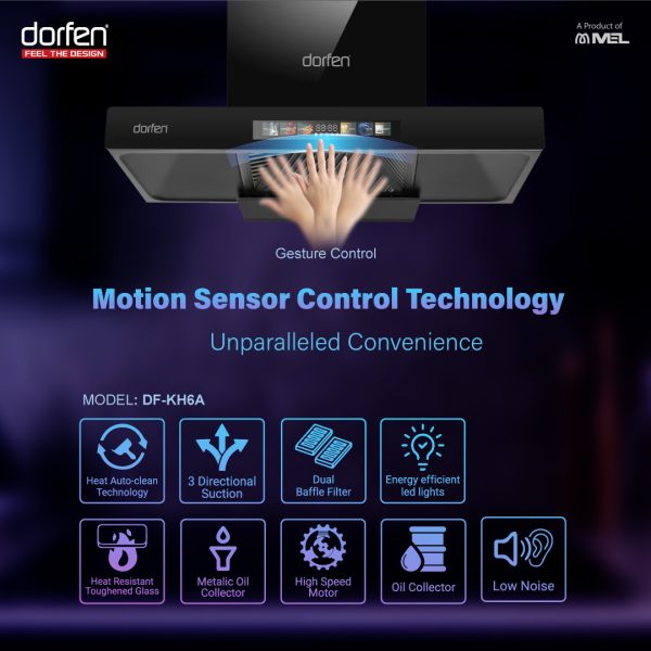 DORFEN T-Shape Smart Kitchen Hood 