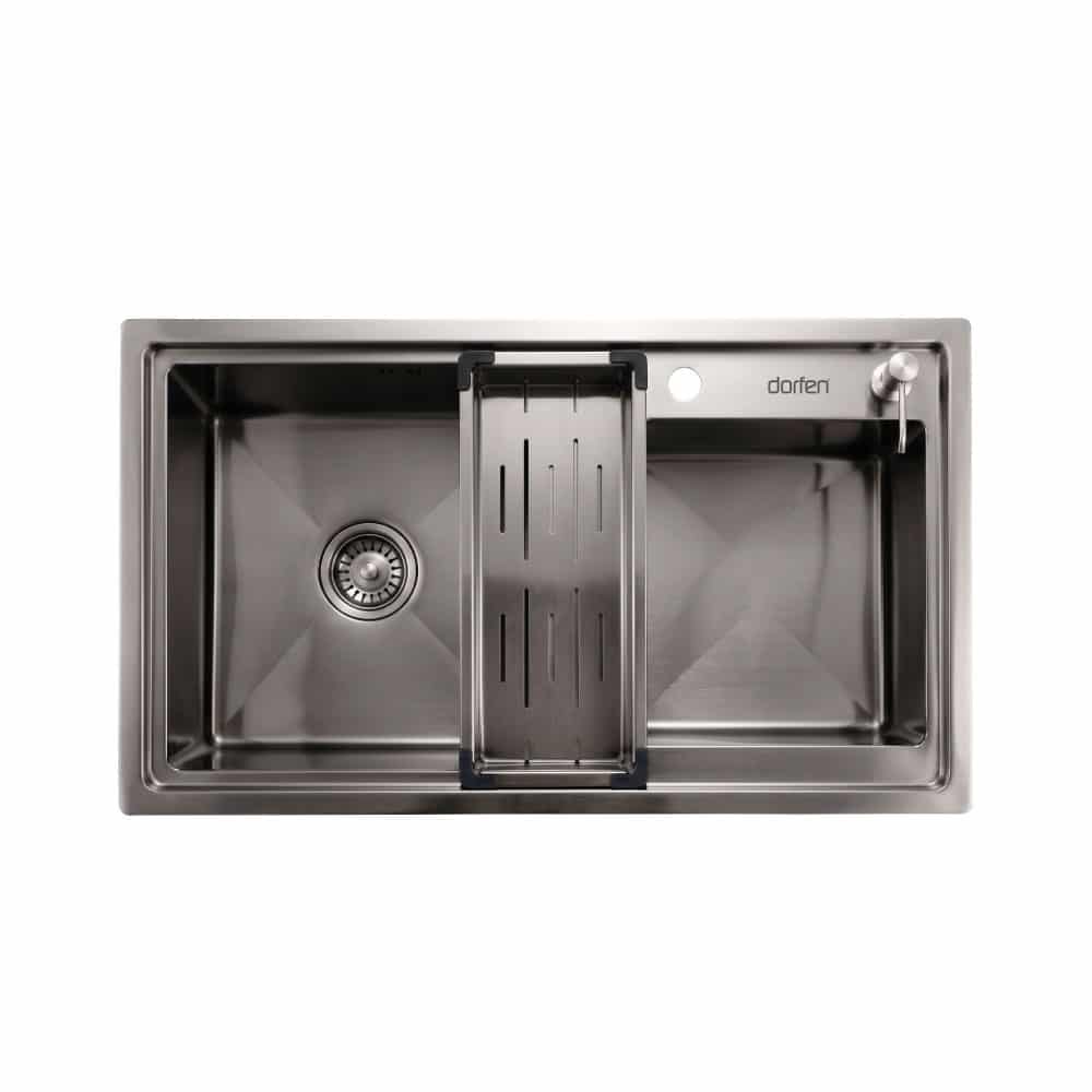 DORFEN Workstation Type Single Bowl Smart Handmade Sink, DF-KS002